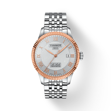Tissot Le Locle COSC 39mm 18ct Gold Bezel Watch T9324084103300