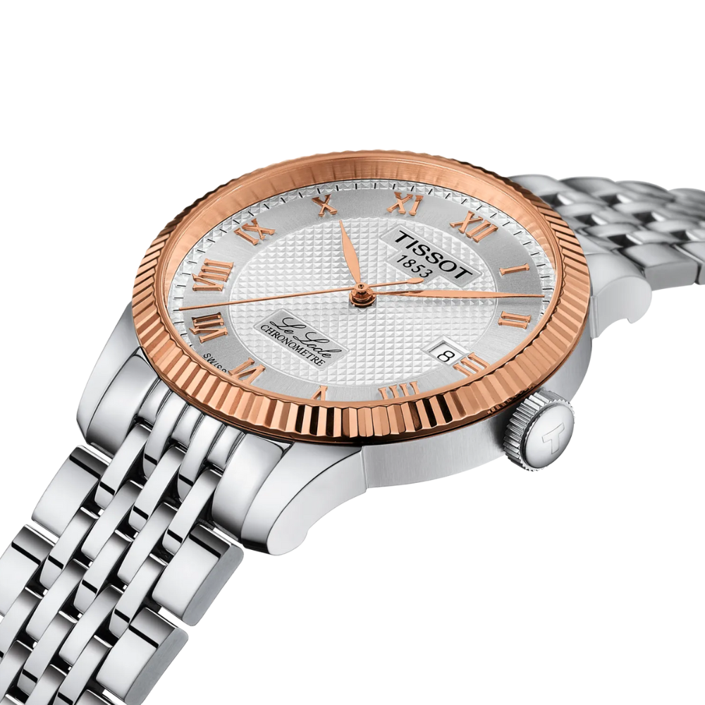 Tissot Le Locle COSC 39mm 18ct Gold Bezel Watch T9324084103300