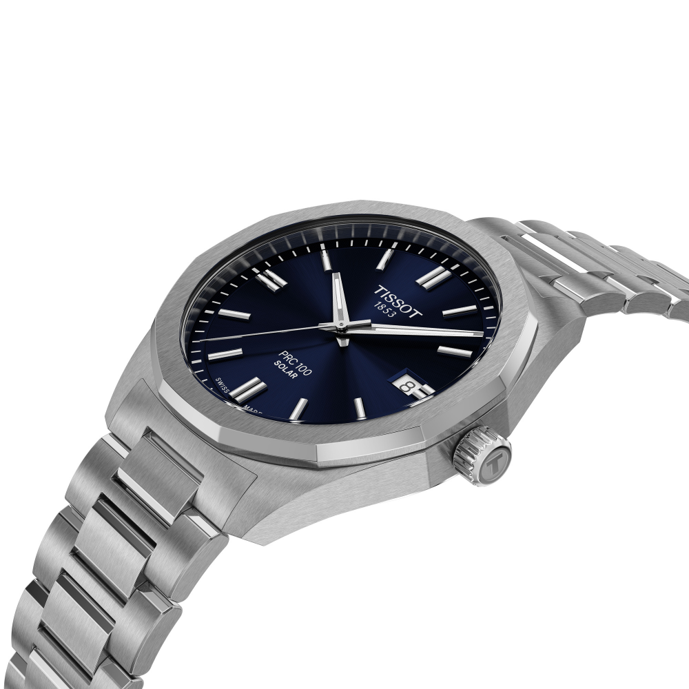 Tissot PRC 100 Solar Quartz 39mm Watch T1514221104100