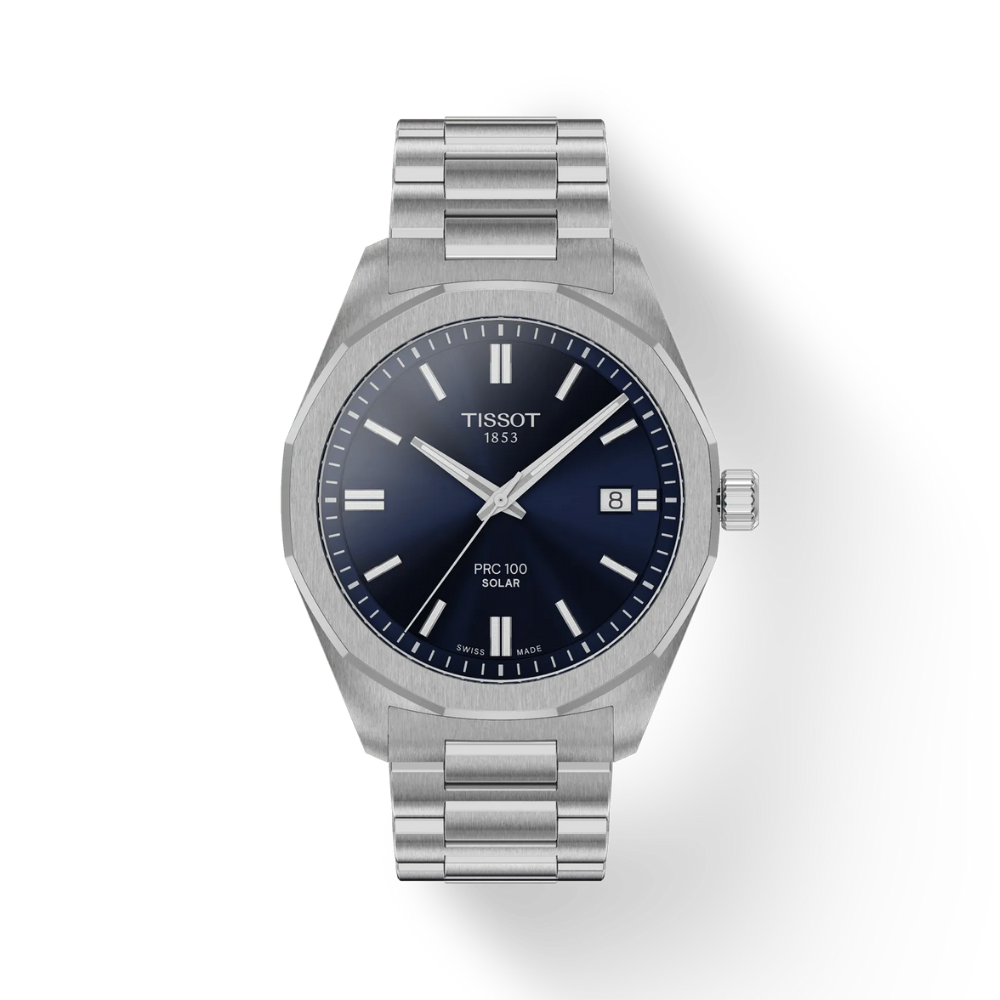 Tissot PRC 100 Solar Quartz 39mm Watch T1514221104100