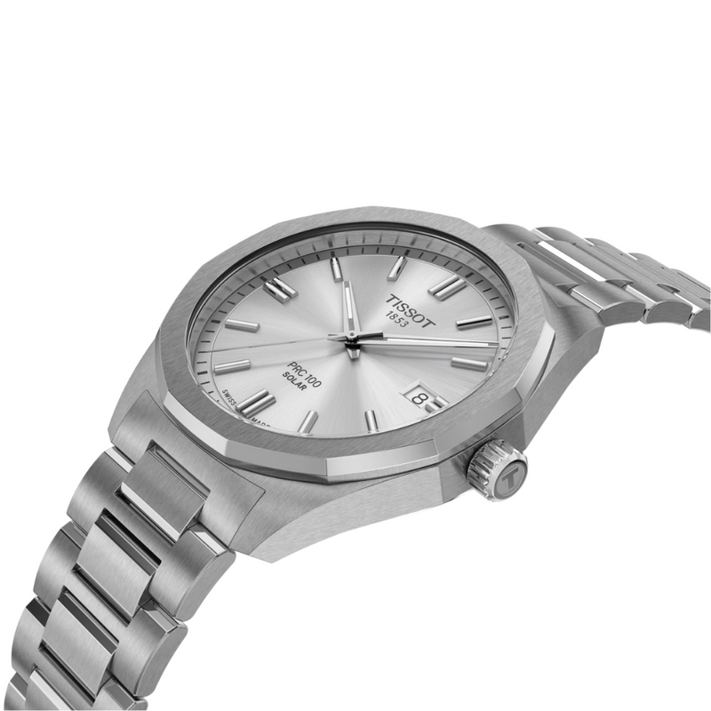 Tissot PRC 100 Solar Quartz 39mm Watch T1514221103100