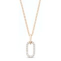 9ct Yellow Gold Brilliant Round Cut 0.27ctw Diamond Pendant