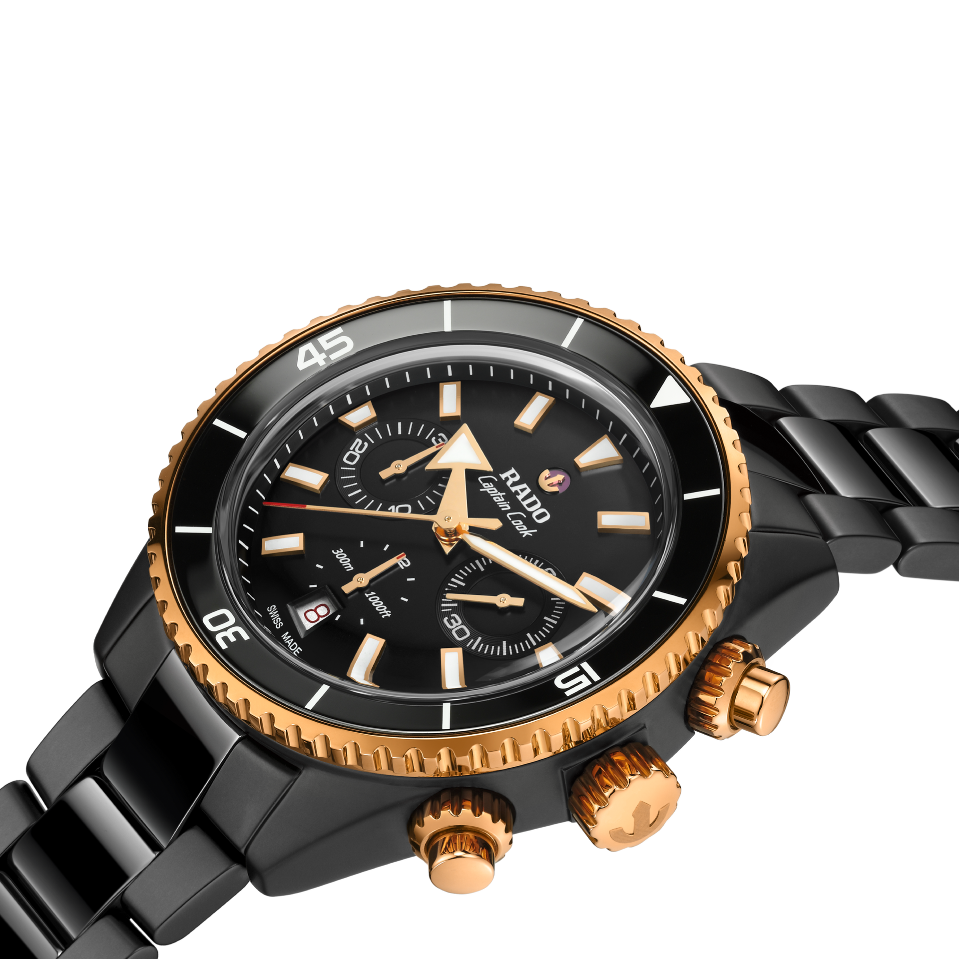 Rado Captain Cook High-Tech Ceramic Automatic Chronograph Watch R32190153