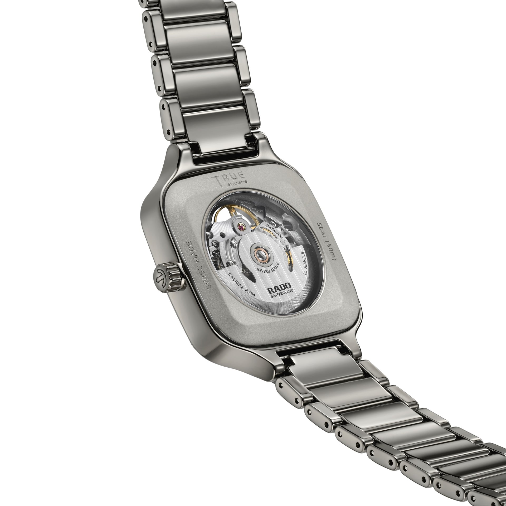 Rado True Square Automatic Open Heart Sparkling Watch R27083722
