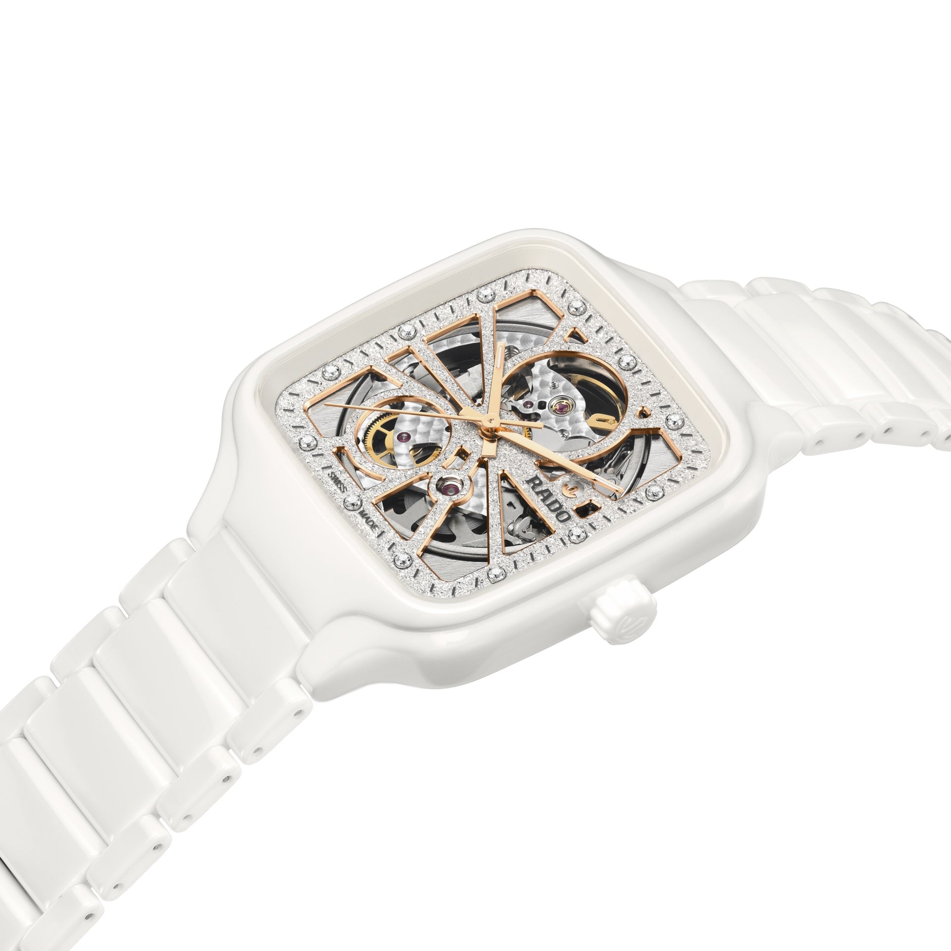 Rado True Square Automatic Open Heart Sparkling Watch R27073722