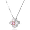 Rosyle 18ct White and Rose Gold Round Cut 0.20ctw Argyle Authenticated Pink & White Diamonds Pendant