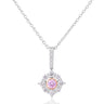 Rosyle 18ct White and Rose Gold Round Cut 0.43ctw Argyle Authenticated Pink & White Diamonds Earrings