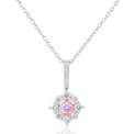 Rosyle 18ct White and Rose Gold Round Cut 0.43ctw Argyle Authenticated Pink & White Diamonds Earrings