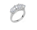 18ct Yellow Gold Round Cut 2.50 Carat tw of Diamond Ring