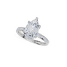 18ct White Gold Pear Cut 2.40 Carat tw of  Diamond Ring