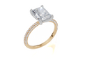 18ct Yellow Gold Radiant Cut 2.32 Carat tw of  Diamond Ring