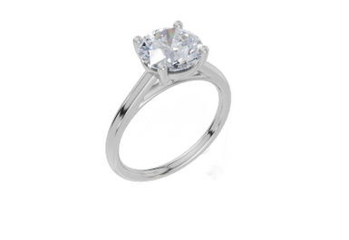 18ct White Gold Round Cut 2.00 Carat of  Diamond Ring