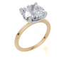 18ct Yellow Gold Round Cut 4.00 Carat of  Diamond Ring