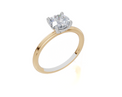 18ct Yellow Gold Round Cut 1.00 Carat of  Diamond Ring