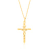 9ct Yellow Gold 26mm Crucifix Pendant