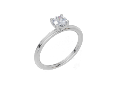 18ct White Gold Round Cut 0.50 Carat of  Diamond Ring