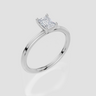 18ct White Gold Emerald Cut 0.50 Carat of Lab-Grown Diamond Ring