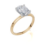 18ct Yellow Gold Oval Cut 2.00 Carat of  Diamond Ring