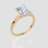 18ct Yellow Gold Radiant Cut 1.50 Carat of Lab-Grown Diamond Ring