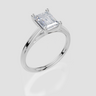 18ct White Gold Emerald Cut 1.50 Carat of Lab-Grown Diamond Ring