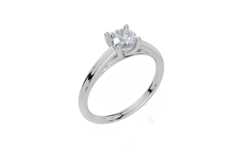 18ct White Gold Round Cut 0.50 Carat of  Diamond Ring
