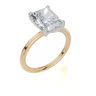 18ct Yellow Gold Radiant Cut 3.00 Carat of  Diamond Ring