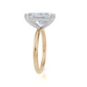 18ct Yellow Gold Radiant Cut 4.00 Carat of Lab-Grown Diamond Ring