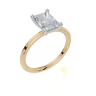 18ct Yellow Gold Radiant Cut 1.50 Carat of Lab-Grown Diamond Ring
