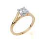 18ct Yellow Gold Round Cut 0.75 Carat of  Diamond Ring