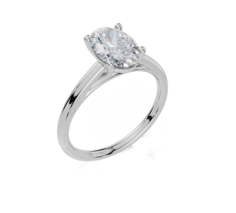 18ct White Gold Oval Cut 1.50 Carat of  Diamond Ring