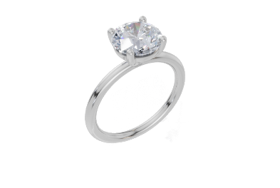 18ct White Gold Round Cut 2.00 Carat of  Diamond Ring