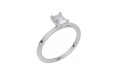 18ct White Gold Emerald Cut 0.50 Carat of Lab-Grown Diamond Ring