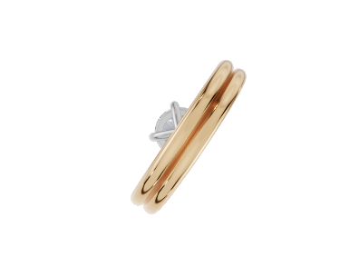 18ct Yellow Gold Round Cut 1.50 Carat of  Diamond Ring and 18ct Yellow Gold  Band