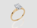 18ct Yellow Gold Oval Cut 1.50 Carat of  Diamond Ring