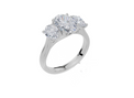 18ct Yellow Gold Oval Cut 2.50 Carat tw of Lab-Grown Diamond Ring