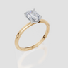 18ct Yellow Gold Oval Cut 1.00 Carat of  Diamond Ring