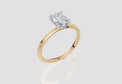 18ct Yellow Gold Oval Cut 1.00 Carat of  Diamond Ring