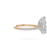18ct Yellow Gold Pear Cut 4.33 Carat tw of Lab-Grown Diamond Ring