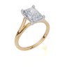 18ct Yellow Gold Radiant Cut 2.00 Carat of  Diamond Ring