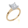 18ct Yellow Gold Princess Cut 1.50 Carat of Lab-Grown Diamond Ring