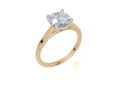 18ct Yellow Gold Round Cut 1.50 Carat of  Diamond Ring