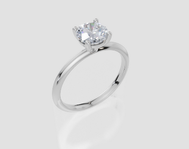 18ct White Gold Round Cut 1.00 Carat of  Diamond Ring