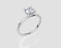 18ct White Gold Round Cut 1.00 Carat of  Diamond Ring