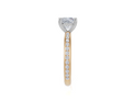18ct Yellow Gold Cushion Cut 1.82 Carat tw of  Diamond Ring