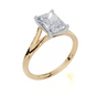 18ct Yellow Gold Radiant Cut 1.50 Carat of  Diamond Ring