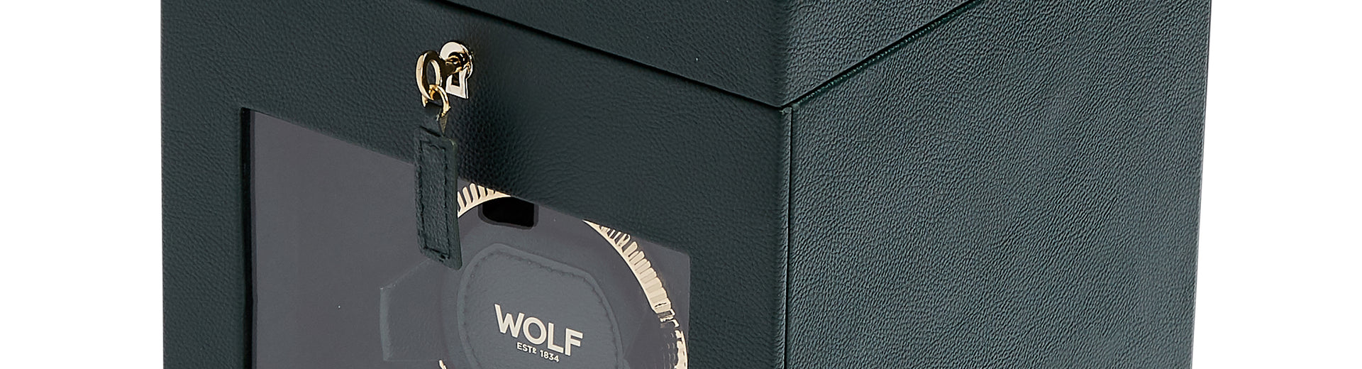 WOLF British Racing Single Watch Winder with Storage