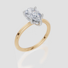 18ct Yellow Gold Pear Cut 1.57 Carat tw of  Diamond Ring