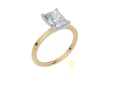 18ct Yellow Gold Radiant Cut 1.50 Carat of  Diamond Ring