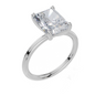 18ct White Gold Radiant Cut 3.00 Carat of Lab-Grown Diamond Ring