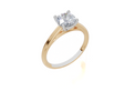 18ct Yellow Gold Round Cut 1.00 Carat of  Diamond Ring